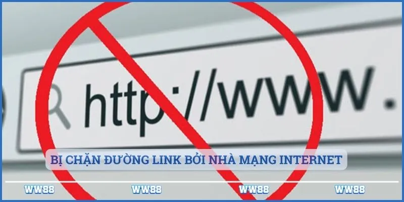 Bị chặn đường link bởi nhà mạng Internet